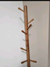 韓旗喜實(shí)木衣架落地臥室衣帽架家用掛衣架簡(jiǎn)易立式櫸木掛衣桿室內掛包架 【全櫸木】胡桃三腿(8掛鉤（圖二 曬單實(shí)拍圖