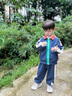 Mini Balabala迷你巴拉男童女童長(zhǎng)袖套裝寶寶休閑嬰兒衣服套裝學(xué)院兩件套 深藍(lán)80877 110 曬單實(shí)拍圖