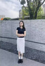 CAMILA KSENIA2025新款春夏厚底增高樂福鞋女百搭英倫風(fēng)小皮鞋子 黑色 37 曬單實拍圖