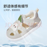 牧童兒童涼鞋寶寶學(xué)步鞋女夏鏤空透氣機(jī)能鞋嬰兒防撞鞋子男 奶油灰23 曬單實(shí)拍圖