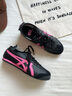 Onitsuka Tiger鬼塚虎新款女鞋 復古運動(dòng)休閑鞋 MEXICO 66? 1183C102 黑色/粉色 37.5 曬單實(shí)拍圖