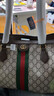 古馳（GUCCI）Padlock系列GG女士單肩包女包 托特包中號棕 631685 96IWB 8745 曬單實(shí)拍圖
