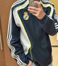 阿迪達斯 （adidas）男子 足球系列 REAL UBP TT 夾克 JF2575 藏青  2XL  曬單實拍圖