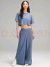 lululemon丨Stretch Woven 女士高腰闊腿中長(zhǎng)褲 LW6CRXS 綠洲藍(lán) XXS /2 曬單實(shí)拍圖