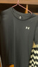 安德瑪（Under Armour）春夏Tech女子羅紋訓練運動(dòng)短袖T恤1389852 黑色001 L 曬單實(shí)拍圖