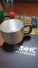 銀器時代純手工錘紋足銀999銀茶杯銀杯子辦公杯家用咖啡銀水杯帶蓋主人杯 小款錘紋160克 240ml 1只 曬單實拍圖
