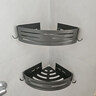 愛嘉莉太空鋁衛(wèi)生間置物架浴室架子免打孔廁所掛墻壁掛洗手間洗漱臺(tái)收納 槍灰【太空鋁雙層56CM】置物架 曬單實(shí)拍圖