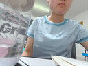 德瑪納【夏日多巴胺庫(kù)可冰】輕齡感甜酷噴染撞色棉氨字母印花女式t恤 曬單實(shí)拍圖