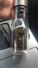 富光富光1613單層雙層大容量車載便攜玻璃杯茶杯定制印字批發(fā)帶網(wǎng) 雙層鋼蓋本色 380ml 曬單實(shí)拍圖