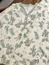 貓人純棉月子服孕婦睡衣女帶胸墊可外穿產(chǎn)后哺乳期大碼長(cháng)袖家居服套裝 森林小兔561【帶胸墊 可調節腰帶】 L 【建議110-130斤】 曬單實(shí)拍圖