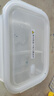 京東京造 飯盒 微波爐上班族學生便當高硼硅玻璃餐盒大容量2分格1L 曬單實拍圖
