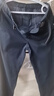 哈吉斯（HAZZYS）男裝日常通勤直筒褲戶外休閑褲ATDZP0BCX56 深藏青色DN 175/80A33 曬單實(shí)拍圖