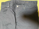 哈吉斯（HAZZYS）男裝 日常通勤休閑褲男ATDZP0BDX61 藏青色NV 180/86A36 曬單實(shí)拍圖