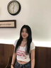 LDBE甜辣妹設(shè)計(jì)感假兩件短袖t恤女夏季2025新款美式修身顯瘦正肩上衣 白色 XL 【110-125斤】 曬單實(shí)拍圖