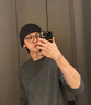 森馬（Semir）涼感T|短袖T恤女短款刺繡修身2025基礎圓領正肩夏裝109325100007 曬單實拍圖