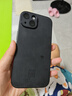 世詠（SHIYONG）適用蘋果15手機殼 iphone15保護套鏡頭全包超薄防摔輕奢羊巴皮簡約創(chuàng)意國風小羊皮男女款 黑色 曬單實拍圖
