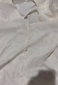 秋水伊人法式V領(lǐng)七分袖襯衫夏新款女蝴蝶繡花設計感小眾上衣 米色 L 曬單實(shí)拍圖
