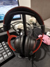 極度未知（HYPERX）颶風(fēng)2/颶風(fēng)3頭戴式有線游戲耳機(jī)原金士頓 FPS吃雞CSGO電腦手機(jī)Switch、PS5電競(jìng)耳機(jī)被動(dòng)降噪耳麥 颶風(fēng)2黑紅-有線耳機(jī) 曬單實(shí)拍圖