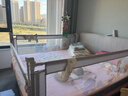 冠力朗（GUANLILANG）嬰兒床護欄寶寶防摔防護欄床上邊防掉免打孔擋板兒童安全加高圍欄 親子時光【U型底座免打孔】 三面裝【1.8m+2.0m+2.0m】 曬單實拍圖