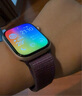 Apple/蘋果 Watch Ultra 2 智能手表蜂窩款49 毫米黑色鈦金屬表殼黑色鈦金屬米蘭尼斯表帶M MXDU3CH/B 曬單實(shí)拍圖