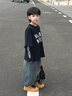 泰蘭尼斯秋季兒童運(yùn)動鞋男童包頭防撞平衡車鞋2-6歲小童戶外跑鞋 姜黃色29 曬單實(shí)拍圖