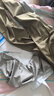 羅蒙（ROMON）高端桑蠶絲休閑褲男夏季新款彈力直筒寬松褲子夏季男士休閑褲商務(wù) 青灰+卡其綠兩件裝 33 碼 腰圍2尺6適合140-150斤左右 曬單實拍圖