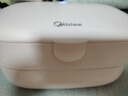 美的（Midea） 內(nèi)衣褲消毒機(jī)內(nèi)褲內(nèi)衣烘干消毒盒智能家用嬰兒寶寶衣物毛巾小型紫外線消毒燈殺菌除菌機(jī) 櫻花粉MDV-P06【3檔可調(diào)】 6L 曬單實(shí)拍圖