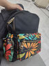 佳韓民族風(fēng)印花雙肩包女牛津布時(shí)尚百搭背包休閑旅行輕便尼龍情人節包 彩色樹(shù)葉 曬單實(shí)拍圖