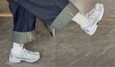 NEW BALANCE7-14歲大童新品千禧風拼接休閑運動鞋740 曬單實拍圖