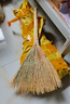贊晨 農(nóng)家掃把環(huán)衛(wèi)工具家用掃把環(huán)衛(wèi)掃把笤帚掃帚掃馬路竹掃把- 高粱苗掃把（凈苗不帶籽）1把 曬單實拍圖