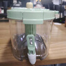 京厽飲料桶帶龍頭泡水果茶冷水壺家用大容量冷泡茶壺耐高溫冰箱涼水壺 升密封帶茶漏淺衫綠_圓形冷水 4L 曬單實(shí)拍圖