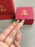 老鳳祥足金櫻花戒指黃金戒指純金女款2025送老婆女友閨蜜生日禮物中秋節 碎碎冰櫻花戒指（約1.1g）贈品牌禮盒 15# 曬單實(shí)拍圖