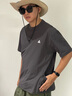 LAZY DAY TREND戶外山系防曬速干T恤男夏季寬松休閑輕量化涼感工裝短袖 巖石灰 L 曬單實拍圖