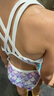 ZOKE兒童泳衣女童連體三角運動(dòng)競速泳衣女 123525828 紫綠花150 曬單實(shí)拍圖