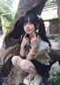 瑜尚臻品學(xué)院風(fēng)套裝條紋荷葉邊泡泡袖襯衫女+黑色A字裙兩件套設(shè)計感小個子 【襯衫+裙子】M（100-110斤） 曬單實拍圖