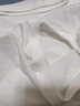 名創(chuàng)優(yōu)品（MINISO）t恤男純棉重磅高級(jí)感早秋長(zhǎng)袖打底衫圓領(lǐng)多巴胺男女同款休閑體恤 【100%純棉長(zhǎng)袖】棕櫚綠(空白) L /175(30天質(zhì)量問(wèn)題全額退) 曬單實(shí)拍圖