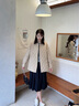波司登25年輕薄羽絨服女短款90絨巴恩風(fēng)翻領(lǐng)夾克外套B250135334 曬單實(shí)拍圖