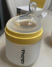 小雅象防脹氣玻璃奶瓶新生兒0-3個(gè)月嬰兒奶瓶 160ml S號奶嘴（標(biāo)準(zhǔn)款） 曬單實(shí)拍圖
