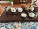源韻非洲黑烏檀木茶盤家用茶托整塊天然實木茶臺大小茶海功夫茶具簡約 70*35*4.5CM【家用選擇】 曬單實拍圖