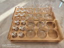 CLITON白酒杯分酒器100ml酒具13件套裝茅臺一口小酒杯酒盅6壺6杯酒杯架 曬單實(shí)拍圖