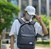 栢啟歆雙肩包男通勤初高中大學(xué)生書包大容量旅游背包短途出差電腦旅行包 簡約背包【黑色】 曬單實拍圖