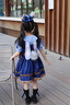 G.DUCKKIDS朱迪兔子警官洛麗塔公主裙兒童衣服夏裝小女孩生日裙子兒童cos服 藏青色裙子+裙撐 140 （建議身高130cm 10-11歲） 曬單實(shí)拍圖