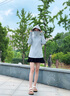 浪莎防曬衣女2025新款防紫外線冰絲涼感夏季超薄透氣戶外舒適寬松帽檐 灰色 UPF50+ XL 建議115-140 曬單實(shí)拍圖
