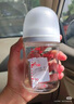 貝親（Pigeon）新生兒 防脹氣寬口徑玻璃奶瓶160ml SS號(hào)奶嘴 0個(gè)月+ AA260 曬單實(shí)拍圖