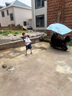 迪士尼男童夏裝套裝2025新款男孩中大兒童夏季短袖POLO衫運(yùn)動帥氣時髦潮 白色 160 cm 曬單實(shí)拍圖