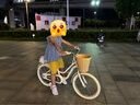 鳳凰（Phoenix）兒童自行車(chē)兒童單車(chē)6-10歲小孩自行車(chē)3-6歲兒童腳踏車(chē)女孩自行車(chē) 18寸奶昔白丨編織車(chē)筐+后座+禮包 曬單實(shí)拍圖
