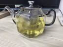 黑把六角播玻璃泡茶壺鋼漏壺耐熱玻璃家用加熱 黑色 850ml 曬單實(shí)拍圖