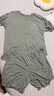 蕉內(nèi)棉棉506S莫代爾睡衣男士夏季短袖短褲冰絲涼感輕薄透氣家居服套裝 曬單實(shí)拍圖