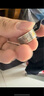 IDEAGEMER925銀加金上帝之眼戒指男手工貼金雕刻復古高級感指環(huán)情人節禮物 銀+金戒指-19-21號 曬單實(shí)拍圖