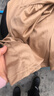 伊離姿冰絲速干闊腿褲裙子女夏季薄款寬松顯瘦大碼小個(gè)子五分褲半身裙褲 深卡其 M 推薦【80-100斤】 曬單實(shí)拍圖